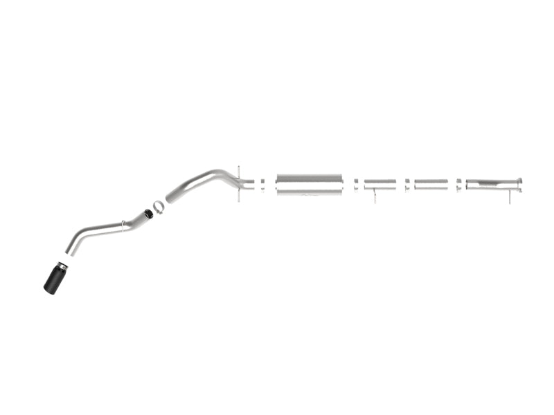 aFe Apollo GT Series 3-inch 409 Stainless Steel Cat-Back Exhaust System with Black Tip for 2020 GM 2500/3500HD V8 6.6L L8T