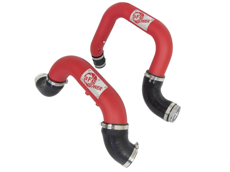 aFe BladeRunner Red Intercooler Tubes Combo for 2016-2018 GM Colorado and Canyon with 2.8L Diesel Engine (Part #46-20264-R)