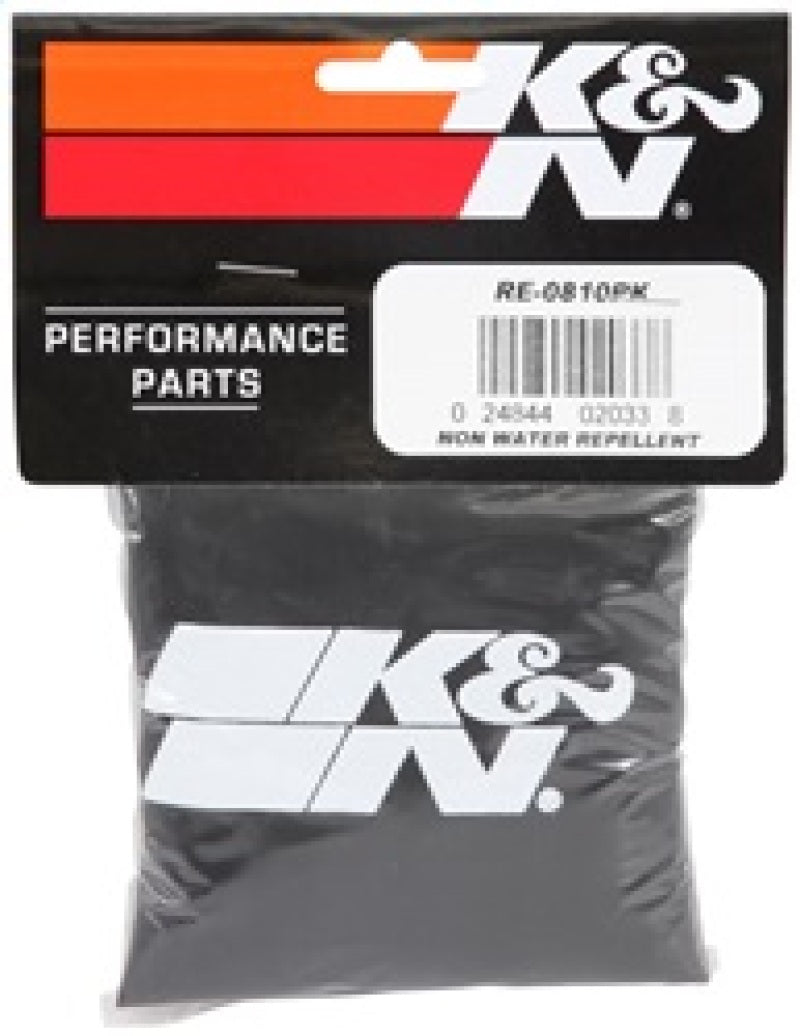 K&N Engineering RE-0810PK Universal Round Tapered Filter Wrap – Black, 6 Inch Base Diameter, 4.625 Inch Top Diameter, 9 Inch Height