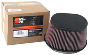 K&N Engineering Universal Rubber Air Filter – 6.25 x 4 Inch Oval with 7.375 x 5.5 Inch Base and 5 Inch Height