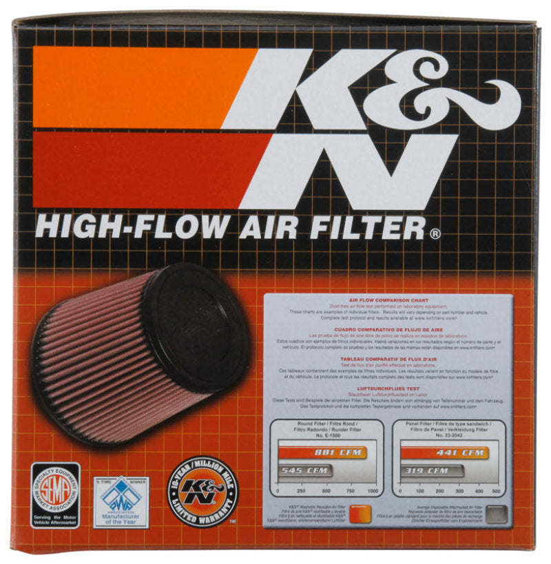 K&N Engineering Custom Round Racing Air Filter Kit - 5.875 inch OD, 1.313 inch ID, 1.81 inch Height