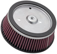 K&N Engineering HD-0800 High-Flow Replacement Air Filter for Harley-Davidson Motorcycles