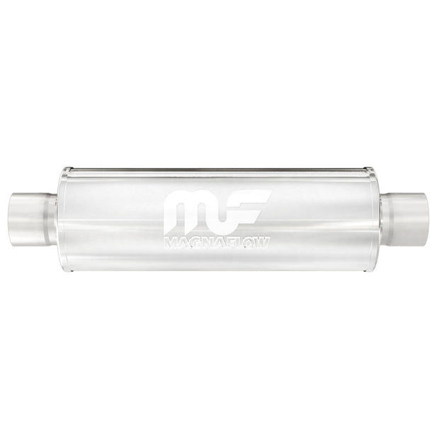 MagnaFlow 12616 Stainless Steel 6x14 Inch Round Straight-Through Performance Exhaust Muffler