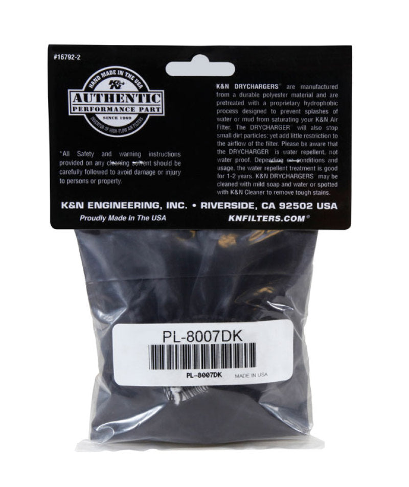 K&N Engineering PL-8007DK Drycharger Air Filter Wrap for Polaris Ranger RZR 800 Series