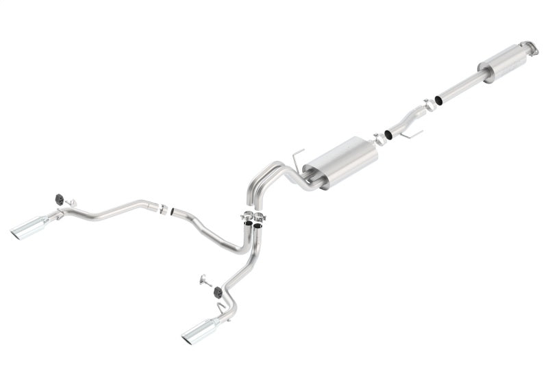 Borla Touring Cat-Back Exhaust System for 2015-2020 Ford F-150 with 2.7L/3.5L V6 and 5.0L V8 Engines