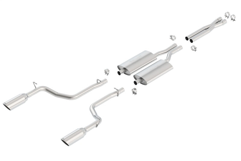 Borla 140125 S-Type Cat-Back Exhaust System for 2005-2010 Chrysler 300C, Dodge Magnum RT, and Dodge Charger RT 5.7L V8