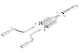 Borla 140125 S-Type Cat-Back Exhaust System for 2005-2010 Chrysler 300C, Dodge Magnum RT, and Dodge Charger RT 5.7L V8