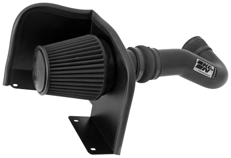 K&N Engineering Blackhawk Induction Cold Air Intake Kit for Chevy Silverado 1500 and GMC Yukon 2007-2008 with 4.8L/5.3L V8 Engines (Part #71-3058)