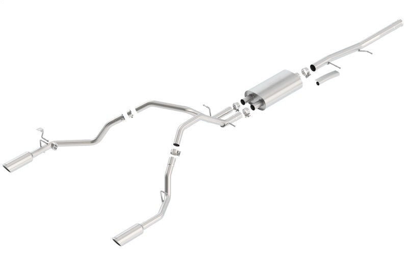 Borla S-Type Cat-Back Exhaust System for 2009-2013 Chevrolet Silverado 1500 & GMC Sierra 1500
