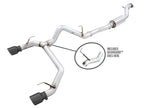 AWE Tuning 0FG Dual Rear Exit Exhaust with BashGuard™ for Ford Bronco – Diamond Black Tips