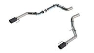 Borla 21-23 Ford Raptor 3-Inch Tail Pipe Kit with 4.5-Inch Carbon Fiber Tips - Black Anodized Finish