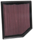 K&N Engineering High-Flow Replaceable Air Filter for 2018-2024 Jeep Grand Cherokee & Dodge Durango V8-6.2L