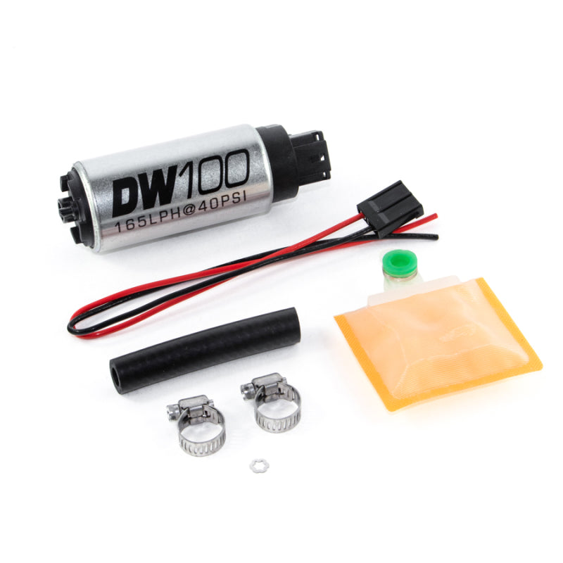 DeatschWerks 165 LPH In-Tank Fuel Pump with Universal Install Kit - Part No. 9-101-1000