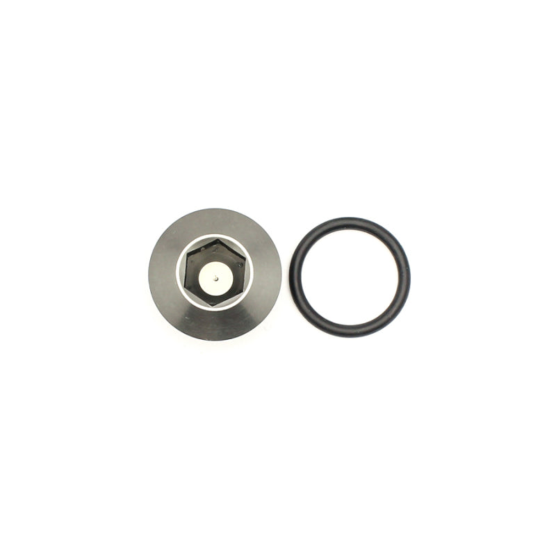 DeatschWerks 10AN ORB Male Plug Low Profile Internal Allen/Hex with O-Ring - Part #6-02-0719