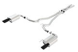 Borla Atak S Cat-Back Exhaust System for 2015-2017 Ford Mustang GT 5.0L V8, Black Chrome Finish