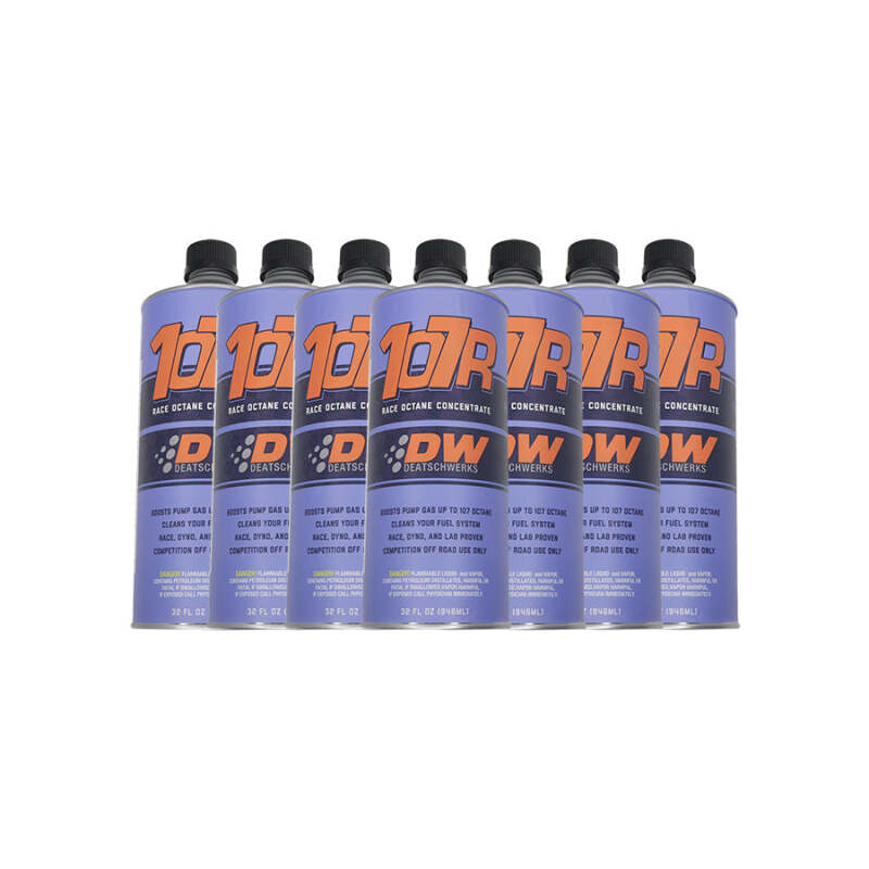 DeatschWerks 107R Race Octane Booster - 32 fl oz Cans (Case of 8)