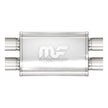 MagnaFlow 11385 Stainless Steel 4x9 inch Oval Straight-Through Performance Muffler