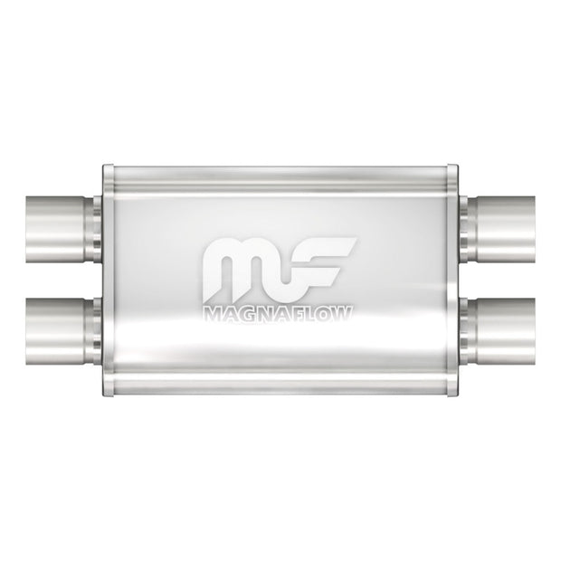 MagnaFlow 11385 Stainless Steel 4x9 inch Oval Straight-Through Performance Muffler