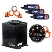 DeatschWerks 5.5L Modular Surge Tank with Three DW400 Fuel Pumps