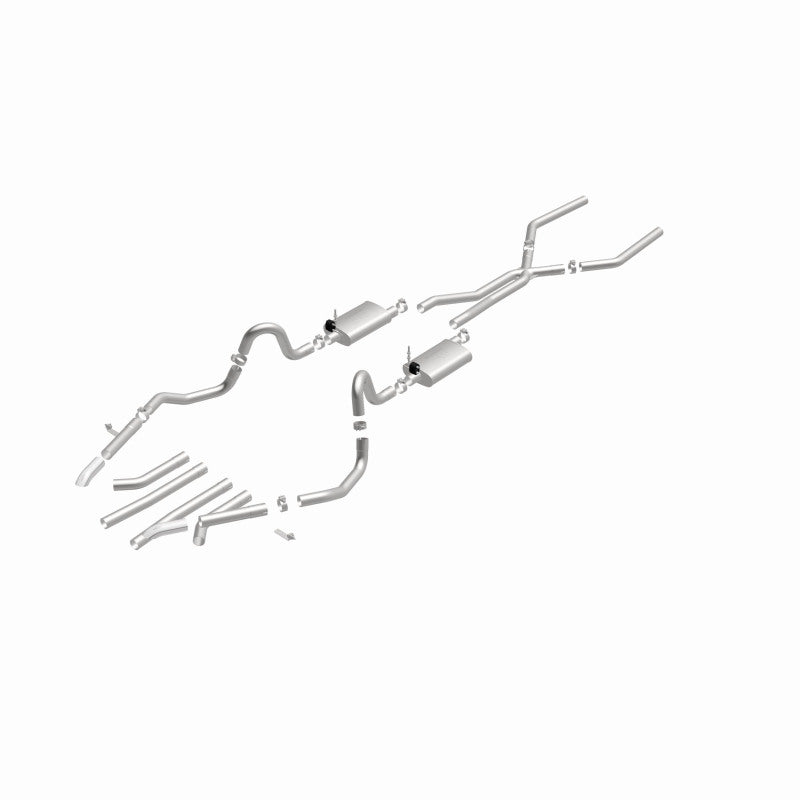 MagnaFlow Street Series Crossmember-Back Performance Exhaust System for Pontiac GTO and GM A-Body Chevelle - Part 15894