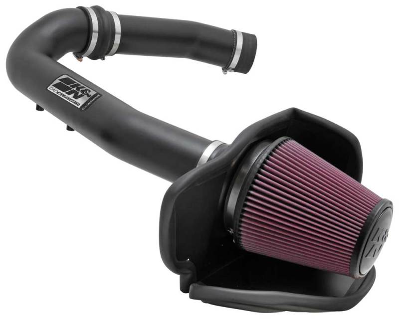 K&N High Flow Performance Intake Kit for 2011-2014 Jeep Grand Cherokee 3.6L V6 and 2011 Dodge Durango 3.6L V6 - Part Number 77-1560KTK