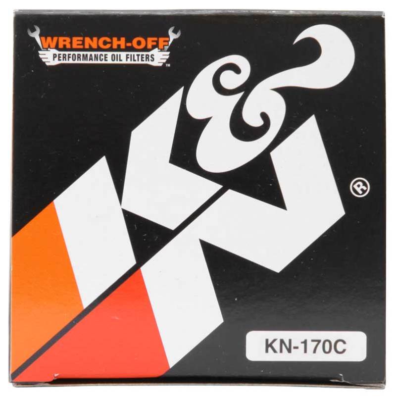 K&N Engineering Part KN-170C Chrome Oil Filter for Harley-Davidson Motorcycles