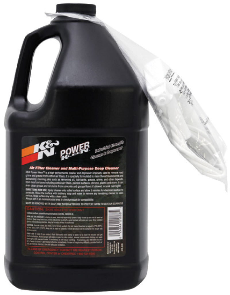 K&N Power Kleen Air Filter Cleaner – 1 Gallon for Effective Cotton Air Filter Maintenance