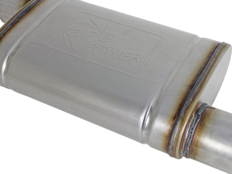 aFe Vulcan Series 3-inch to 2-1/2-inch Stainless Steel Cat-Back Exhaust System for Jeep Gladiator (JT) 2020-2021 with Black Tips