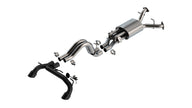 Borla ATAK Cat-Back Exhaust System for Ford Bronco Raptor 2022-2026 with 3.0L V6 Twin Turbo – Black Coated Tips