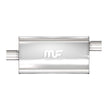 MagnaFlow 12586 Stainless Steel 5x11 Inch Oval Straight-Through Performance Exhaust Muffler