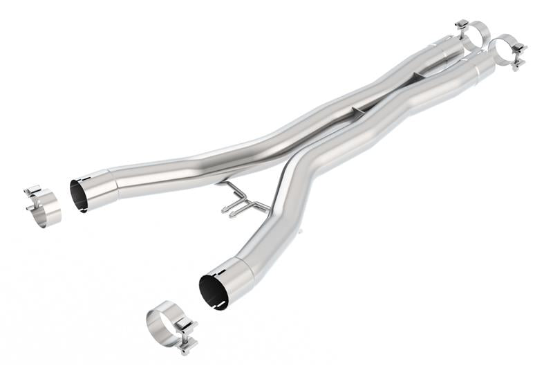 Borla 60548 X-Pipe for 2014-2019 Chevrolet Corvette Stingray, Grand Sport, Z06 – 2.75 Inch Performance Exhaust Merge X-Pipe
