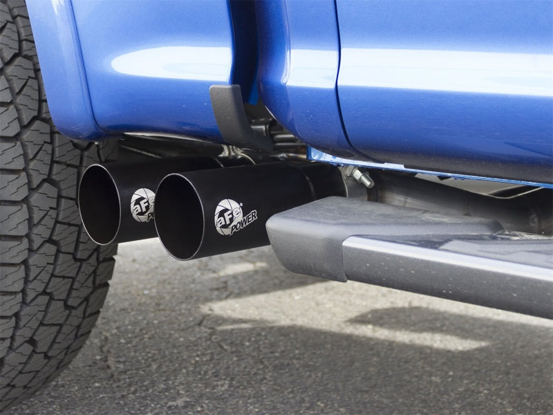 aFe Rebel Series Dual Center Exit Cat-Back Exhaust System for Jeep Wrangler (JK) with 3.6L/3.8L V6 Engines