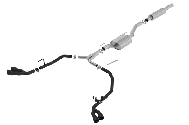 Borla ATAK Cat-Back Exhaust System for Jeep Gladiator 3.6L V6 (2020-2026)