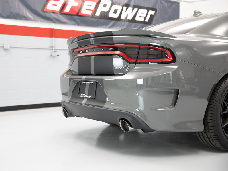 aFe MACH Force-XP 4-1/2 Inch Polished OE Replacement Exhaust Tips for Dodge Charger and Hellcat 2015-2019