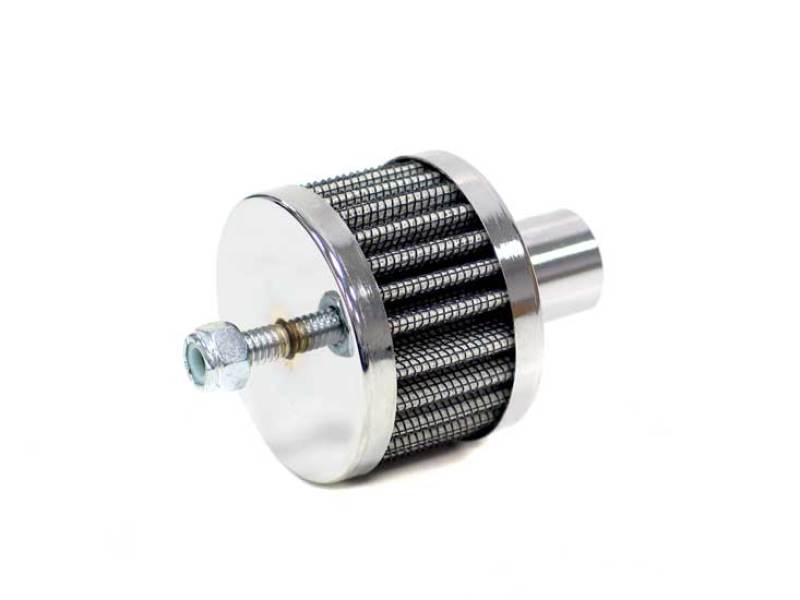K&N Engineering 62-1120 Chrome Steel Base Crankcase Vent Filter with 3/4 Inch Diameter Tube