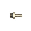 DeatschWerks 8AN ORB Male to 3/8 Inch Male Triple Barb Fitting with O-Ring – Anodized Titanium