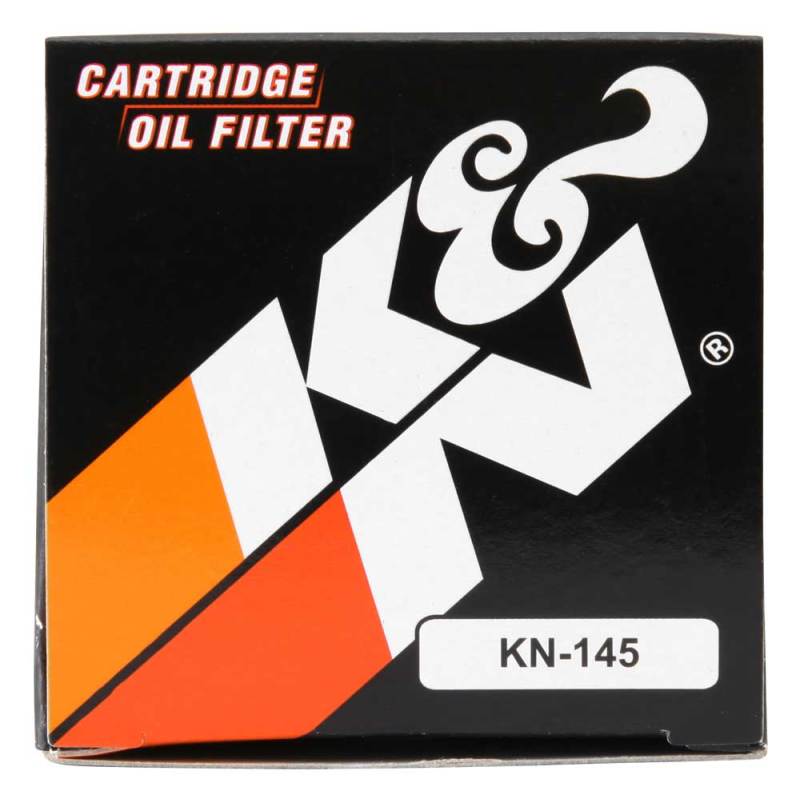 K&N Engineering Part KN-145 Powersports Cartridge Oil Filter for Yamaha, Aprilia, MZ, Sachs, and Derbi Bikes