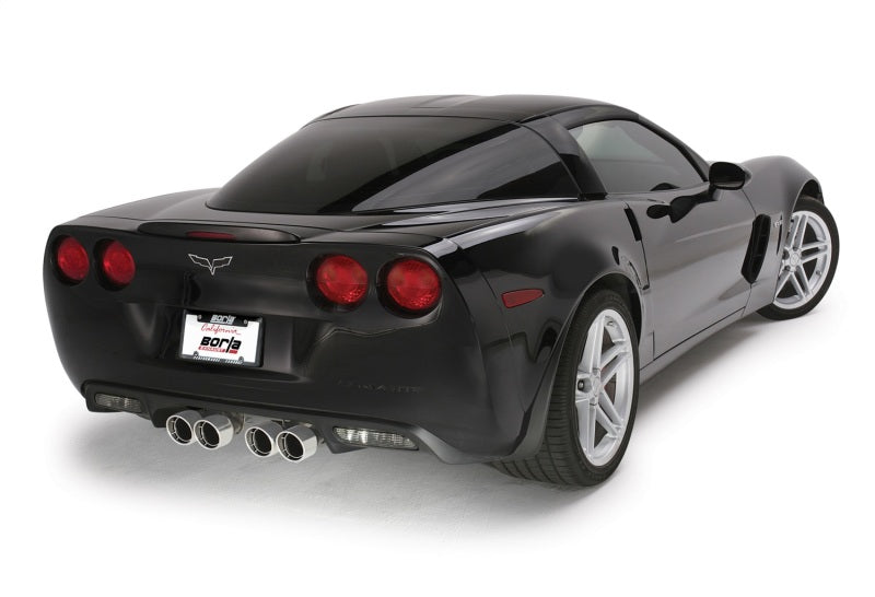 Borla ATAK Exhaust System for Chevrolet Corvette Z06/ZR1 2006-2013 – Aggressive Sound with 4.25-inch Stainless Steel Tips