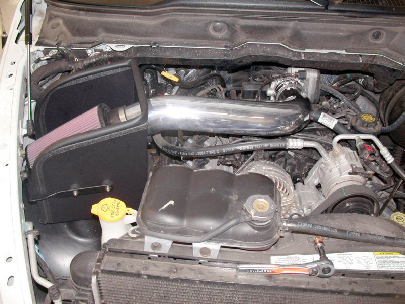 K&N Engineering Part 77-1533KP High Flow Performance Cold Air Intake System for 2004-2008 Dodge Ram 1500 V8-5.7L