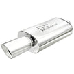MagnaFlow Performance Exhaust Muffler 14851 with Integrated Welded Tip – 2.25/4 inch Center/Center, Stainless Steel