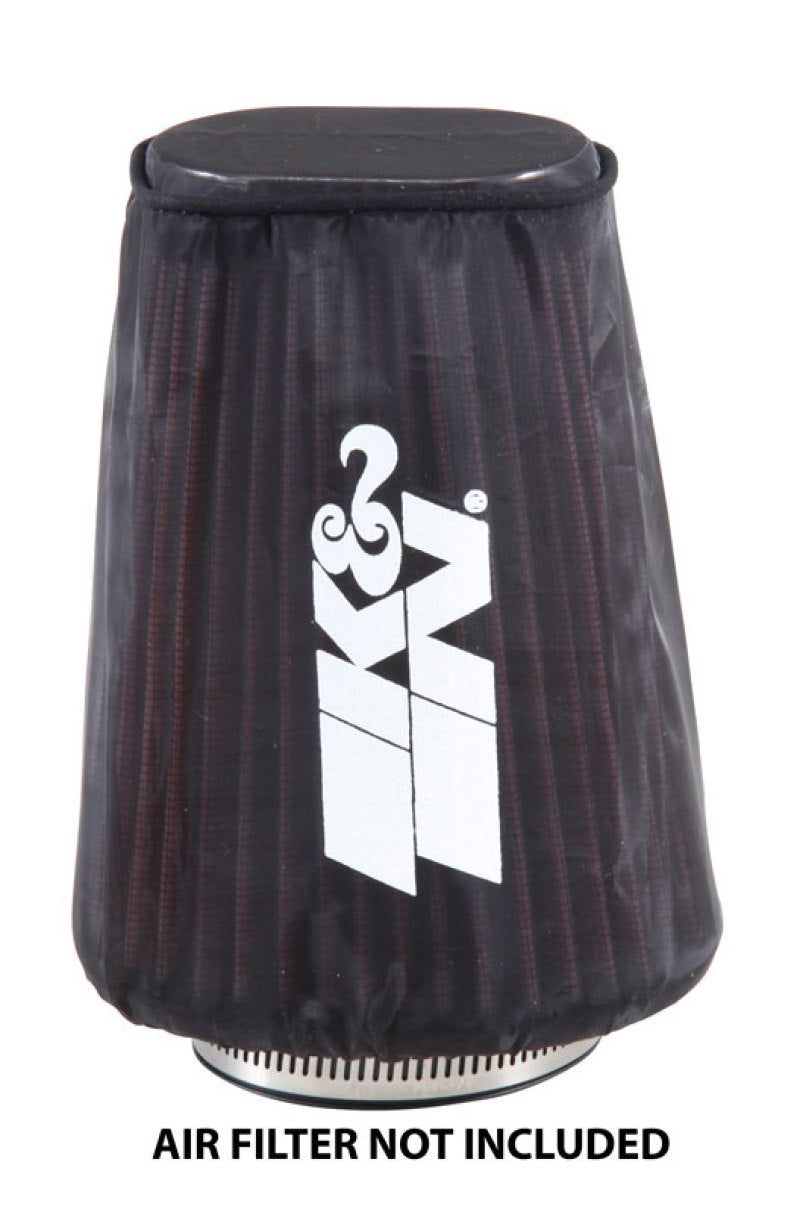 K&N Engineering RC-3680DK Drycharger Black Air Filter Wrap for Enhanced Airflow and Water Resistance