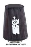 K&N Engineering RC-3680DK Drycharger Black Air Filter Wrap for Enhanced Airflow and Water Resistance