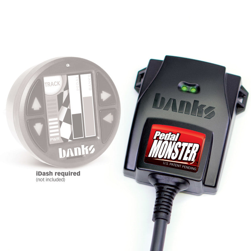 Banks Power PedalMonster Kit (Part Number 64321) for Aptiv GT 150 – Stand-Alone Throttle Response Controller with iDash Compatibility