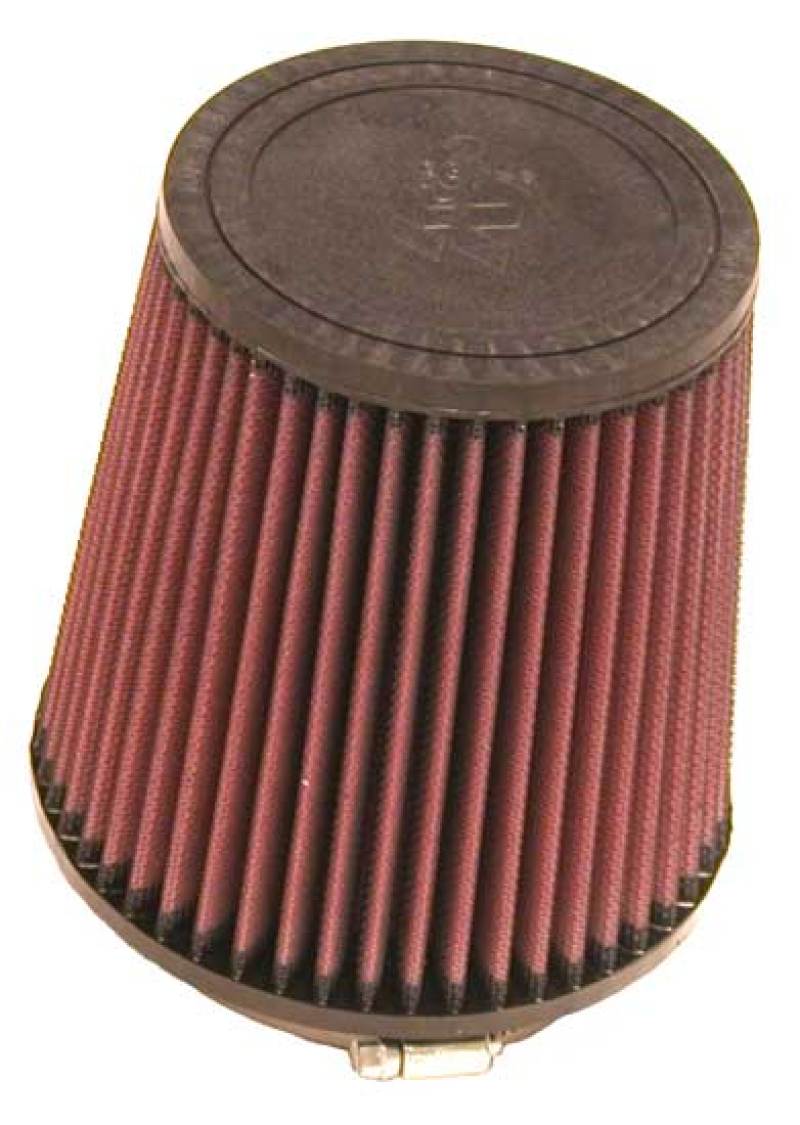 K&N Engineering Universal Rubber Round Tapered Air Filter - 4.5 Inch Flange, 5.875 Inch Base, 4.5 Inch Top, 6 Inch Height