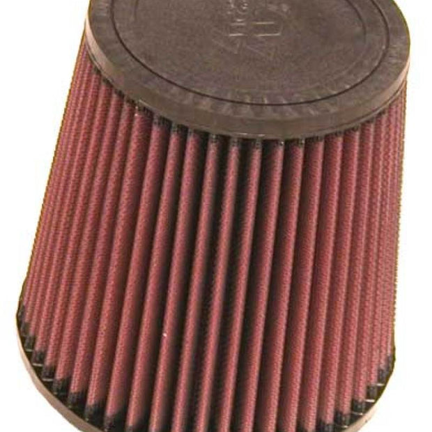 K&N Engineering Universal Rubber Round Tapered Air Filter - 4.5 Inch Flange, 5.875 Inch Base, 4.5 Inch Top, 6 Inch Height