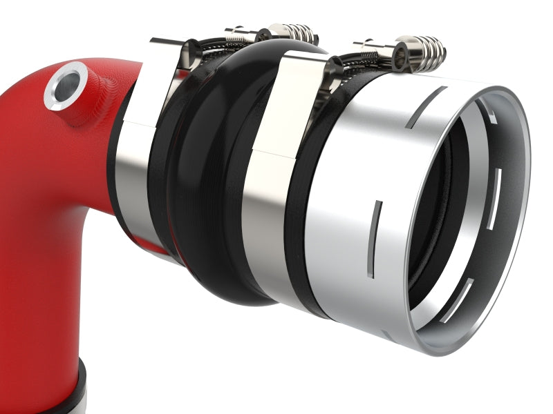 aFe Power BladeRunner Aluminum Hot and Cold Charge Pipe Kit for Ford F-250 and F-350 6.7L Diesel - Red