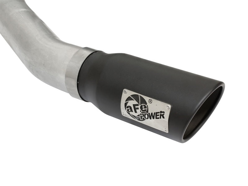 aFe Atlas 4-Inch Mandrel-Bent Aluminized Steel Cat-Back Exhaust System with Black Tip for Ford F-150 2015-2017 V6 2.7L/3.5L