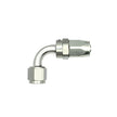 DeatschWerks 8AN Female Swivel 90-Degree Hose End CPE - Anodized DW Titanium