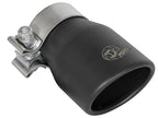 aFe MACH Force-Xp Axle-Back Exhaust System with Black Tip for 2018-2019 Jeep Wrangler L4-2.0T / V6-3.6L