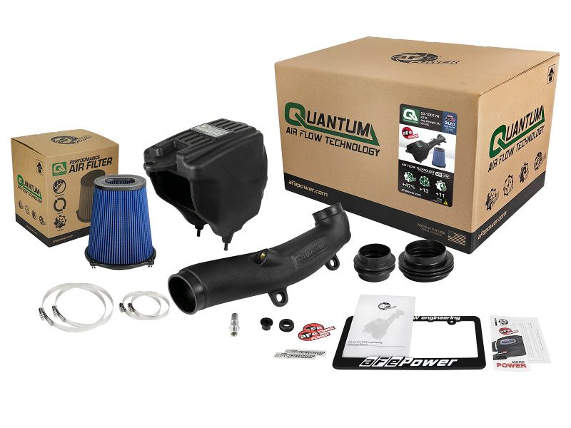 aFe Quantum Pro 5R Cold Air Intake System for Jeep Wrangler JL and Gladiator JT 2018-2019 with Pro 5R Filter